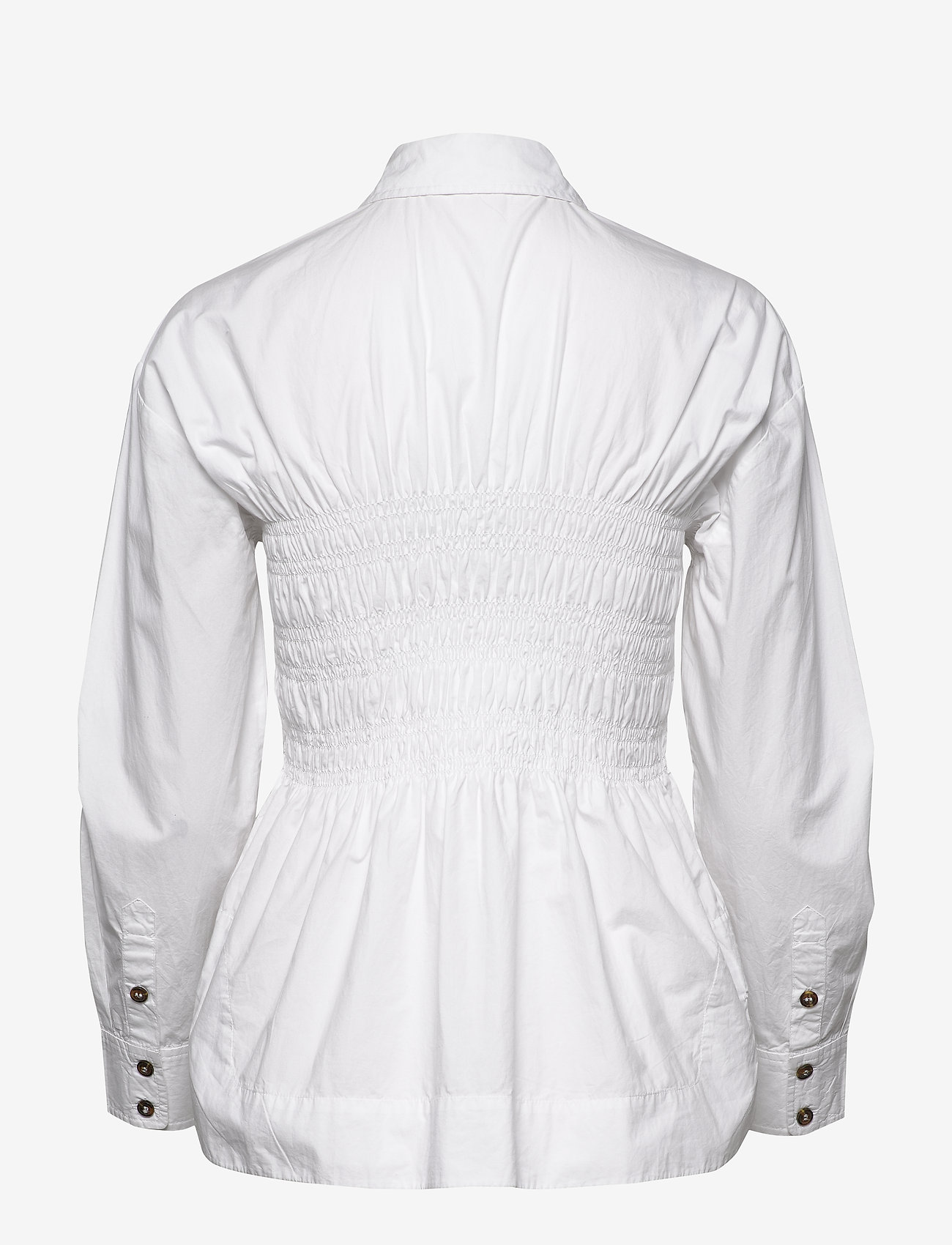 Ganni - Cotton Poplin - bright white - 1