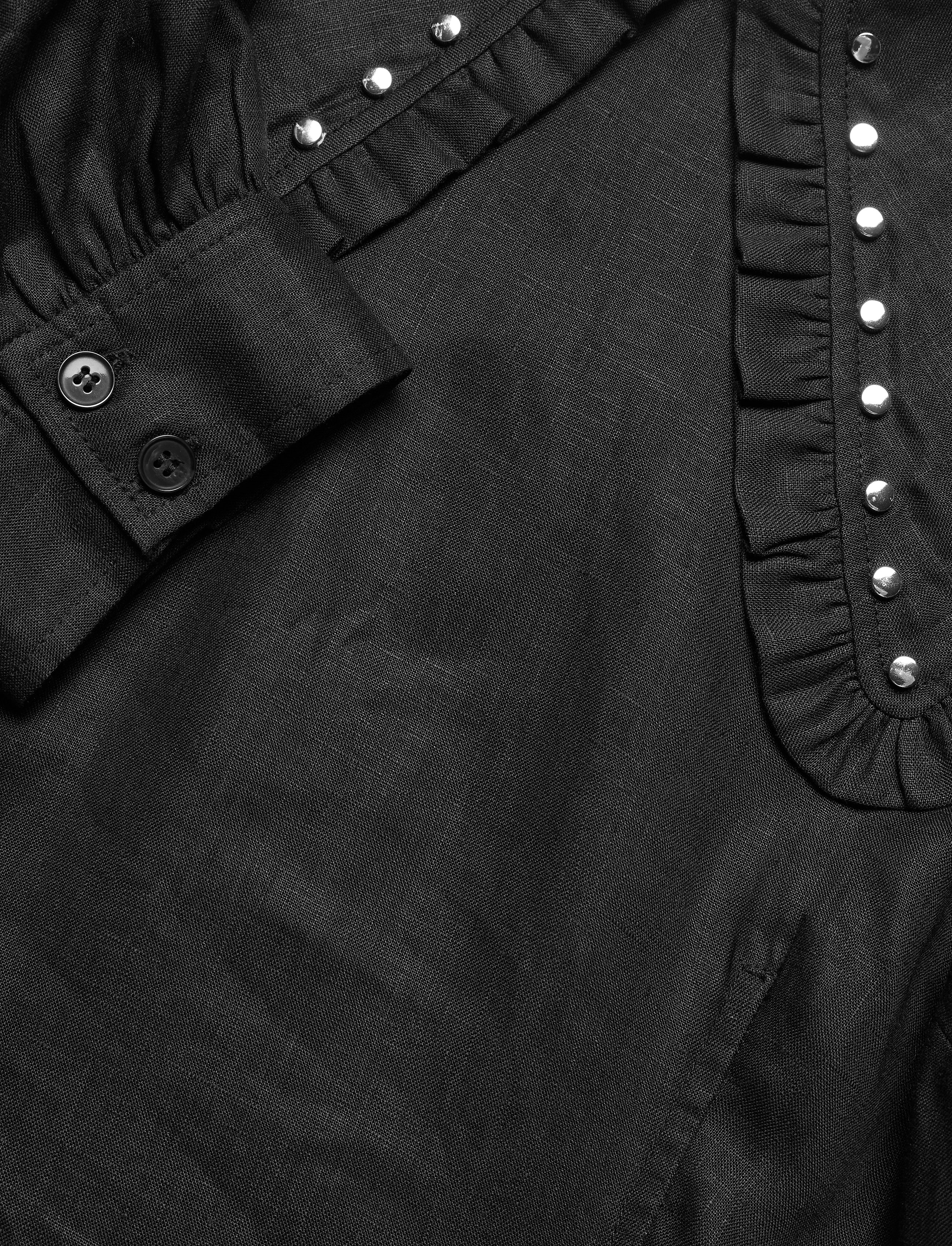 Ganni - Light Linen - phantom - 2