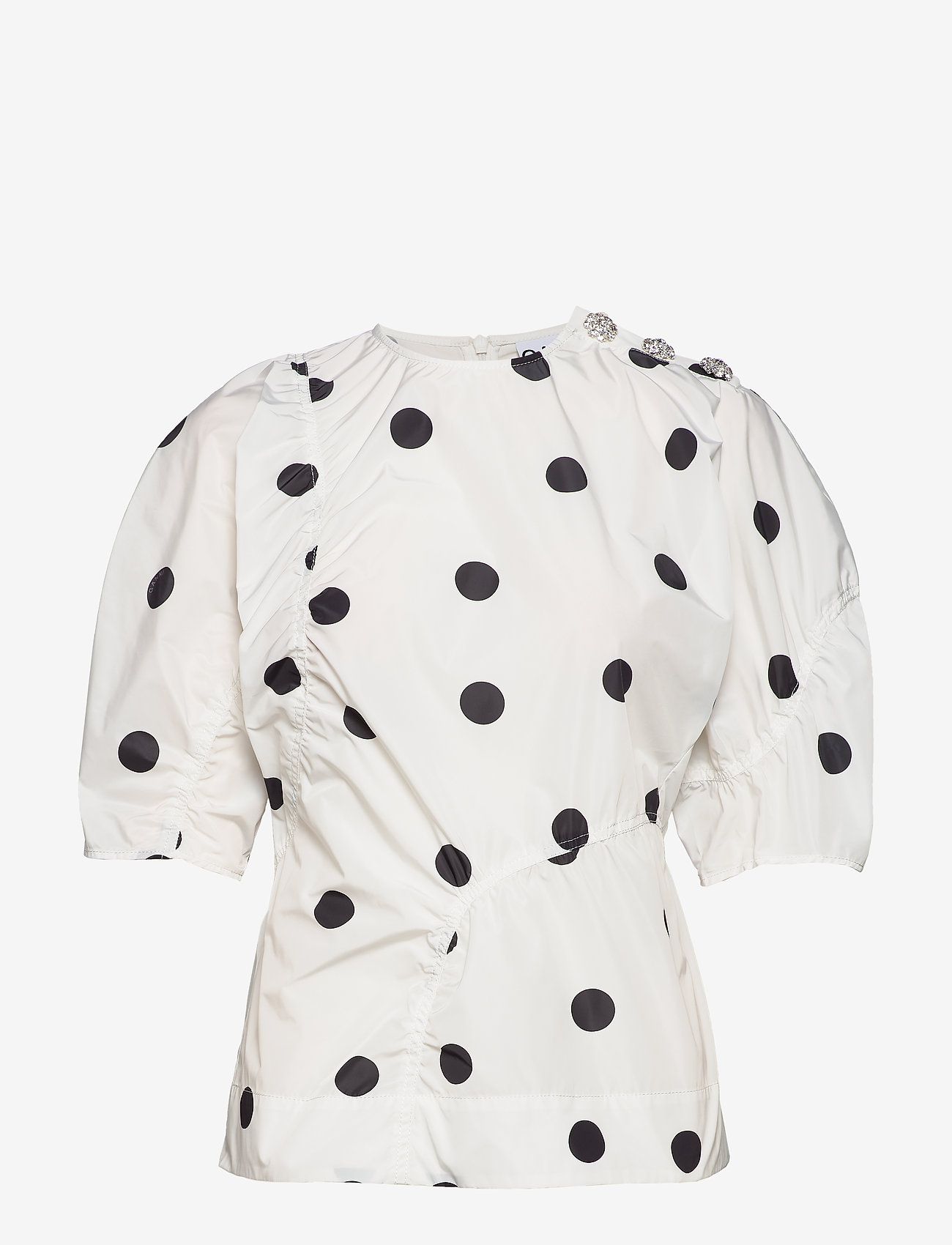 Ganni - Recycled Polyester - egret - 0