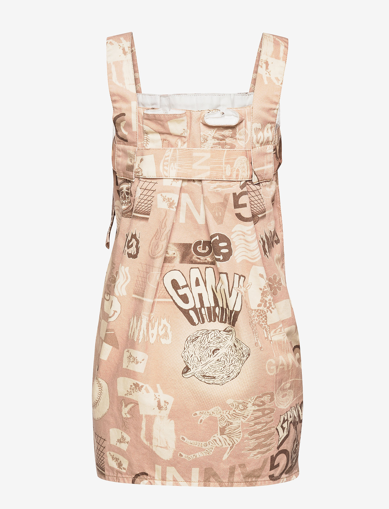 Ganni - Printed Denim - tannin - 1