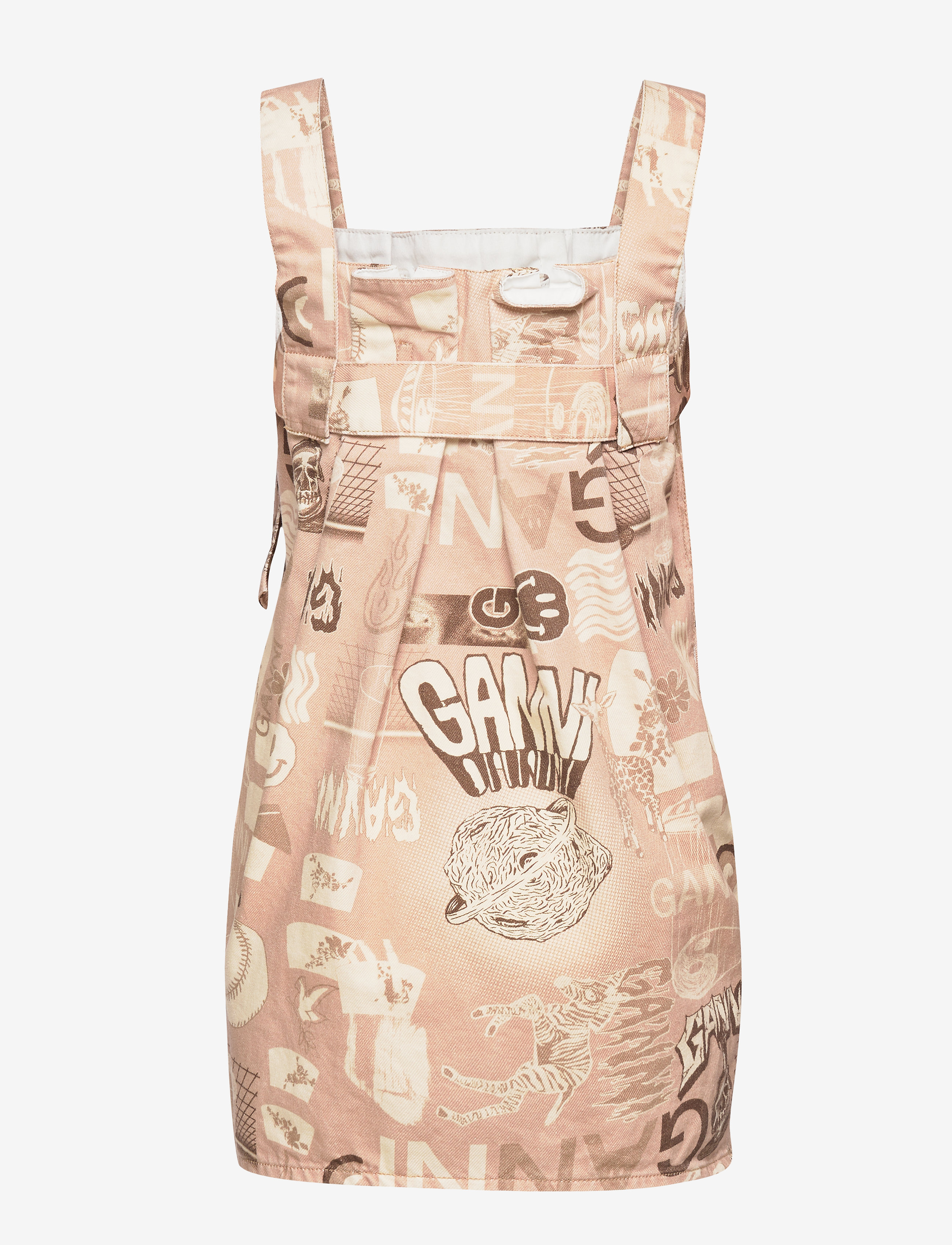 Ganni - Printed Denim - tannin - 1