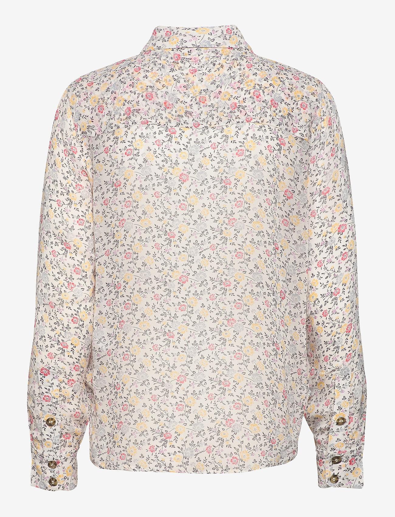 Ganni - Printed Georgette - egret - 1