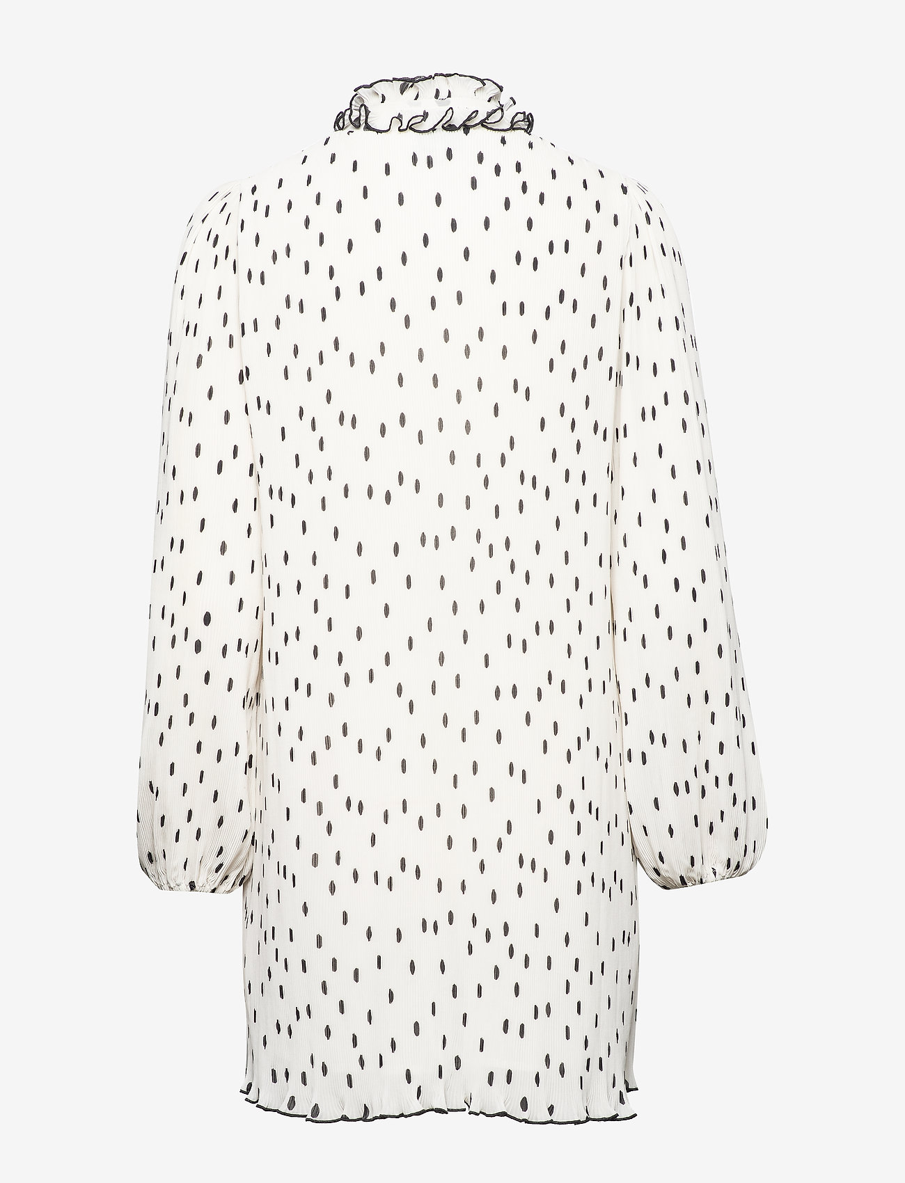 Ganni - Pleated Georgette - egret - 1