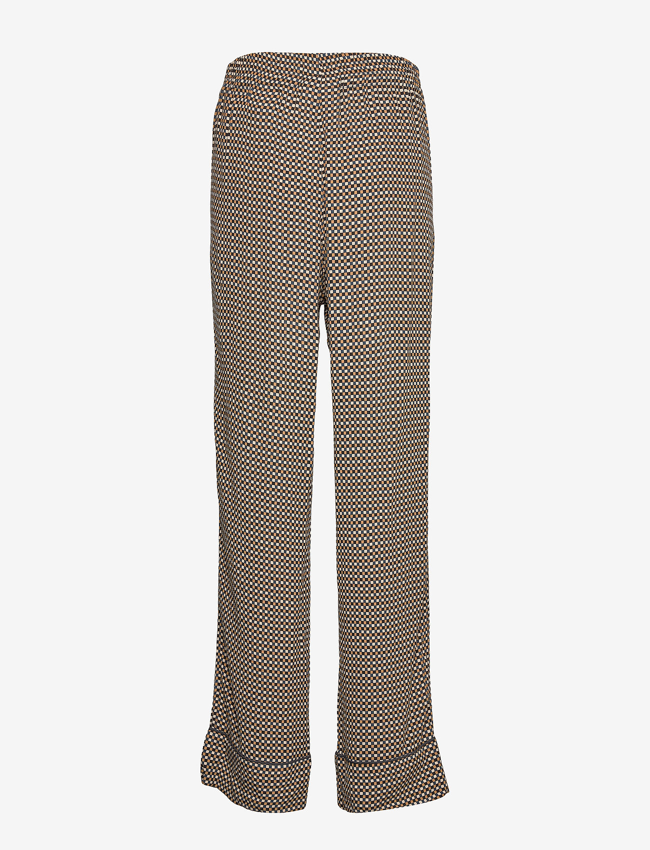 Ganni - Printed Crepe - tannin - 1