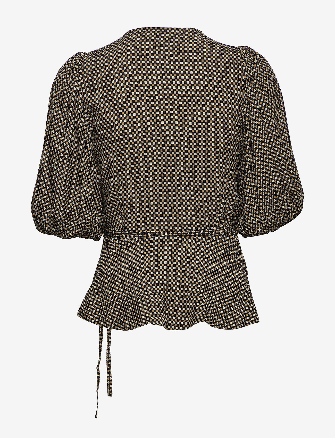 Ganni - Printed Crepe - tannin - 1