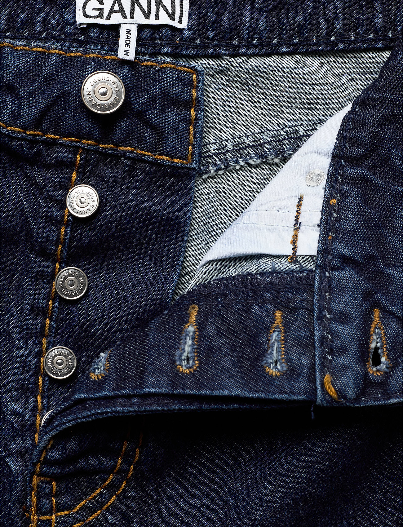 Ganni - Heavy Stitch Denim - dark indigo - 3