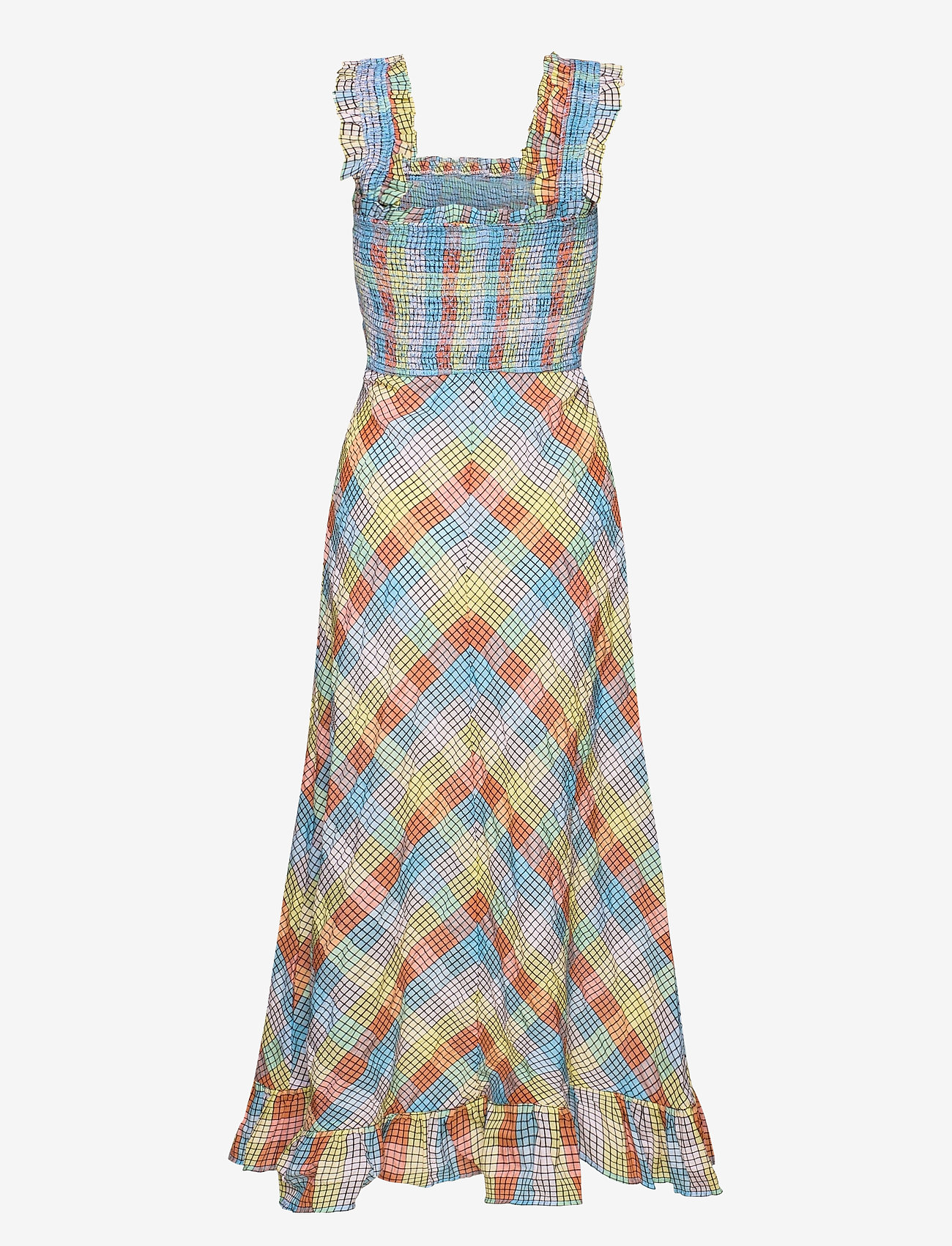Ganni - Seersucker Check - multicolour - 1