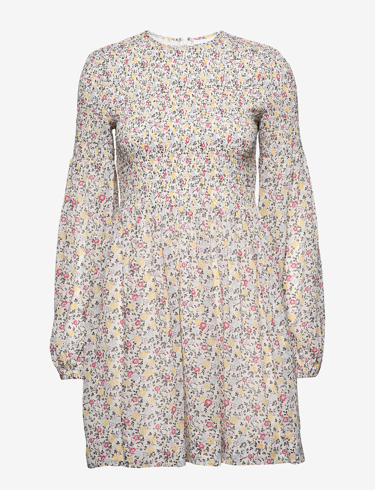 Ganni - Printed Georgette - egret - 0