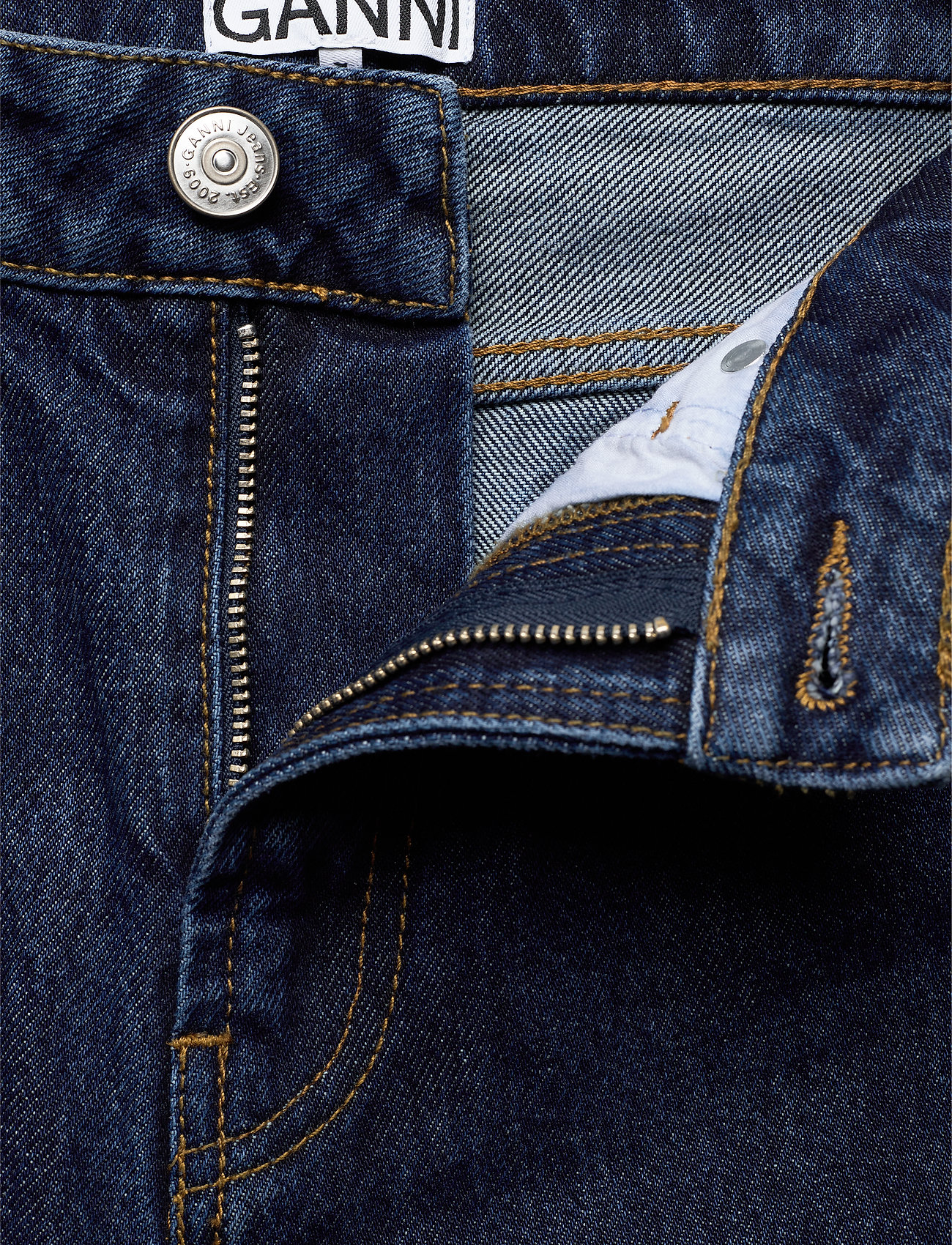 Ganni - Basic Denim - dark indigo - 3