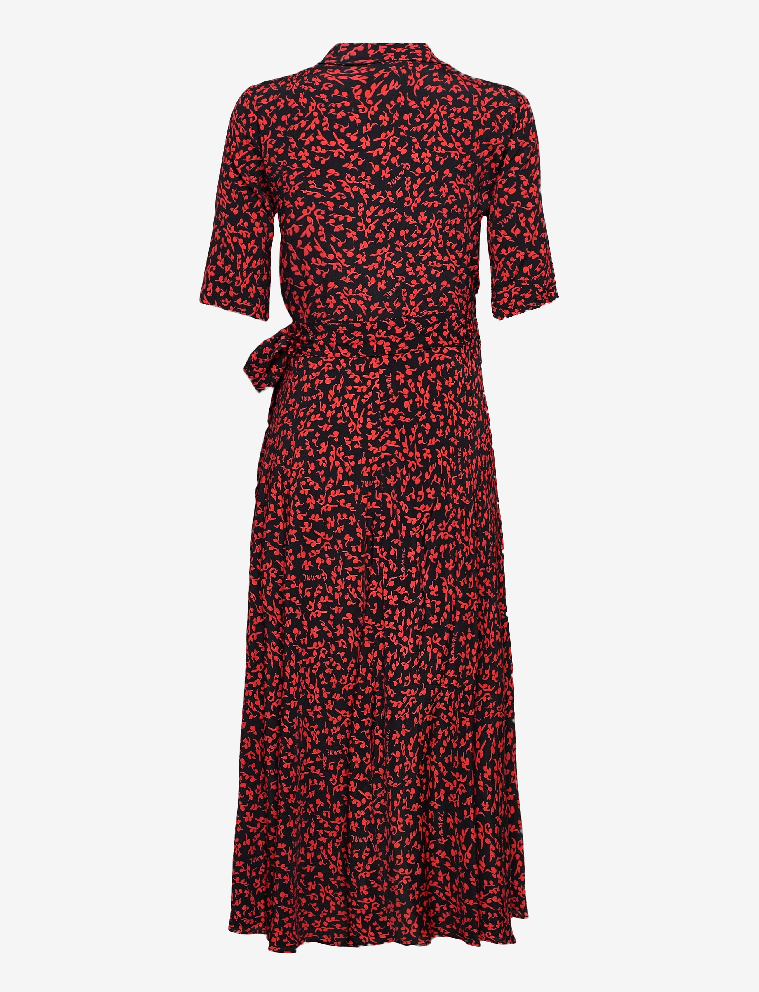 Ganni - Printed Crepe - black - 1