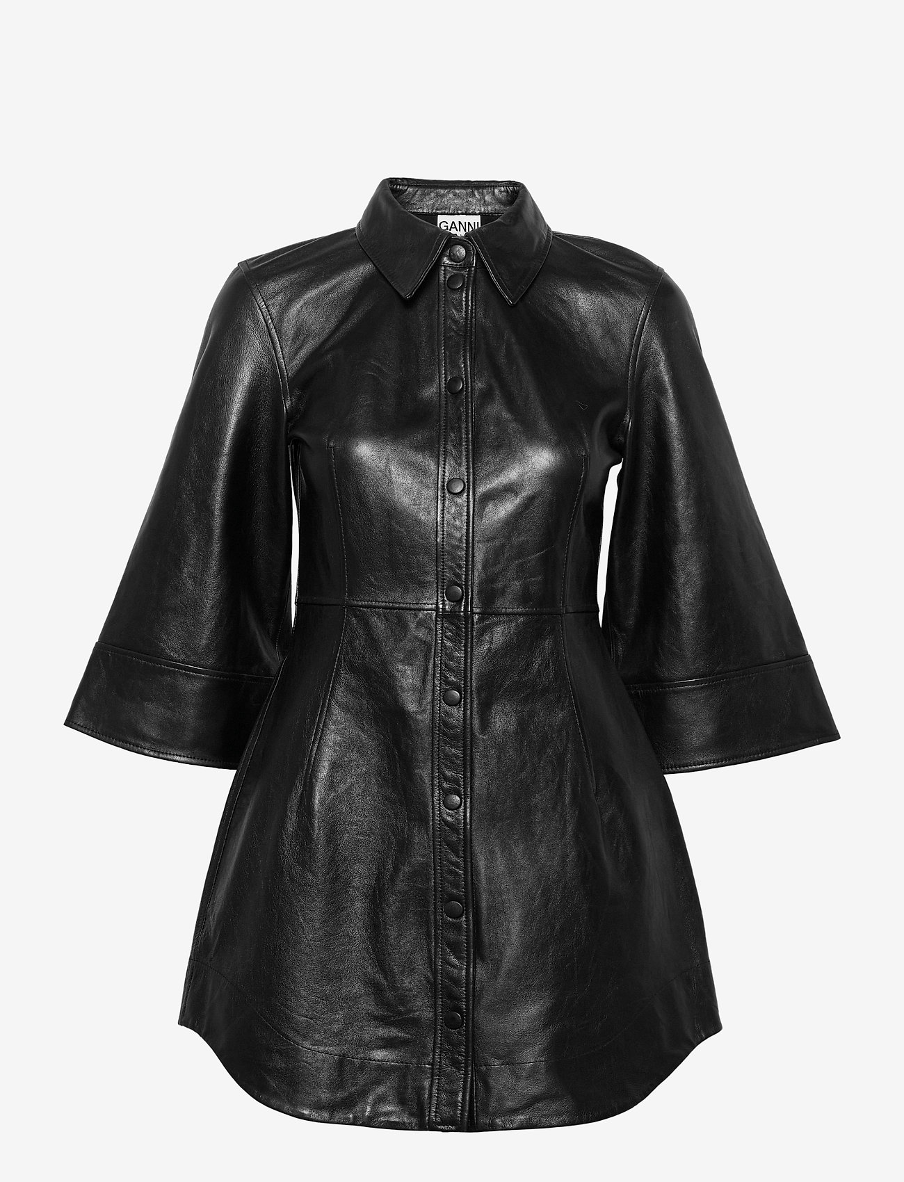 Ganni - Lamb Leather - black - 0