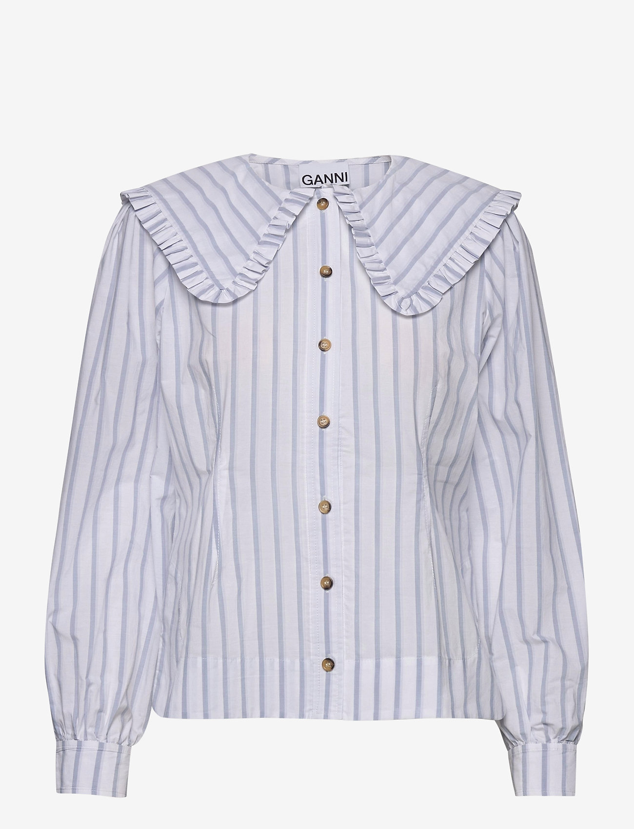 Ganni - Feathery Cotton - heather - 0