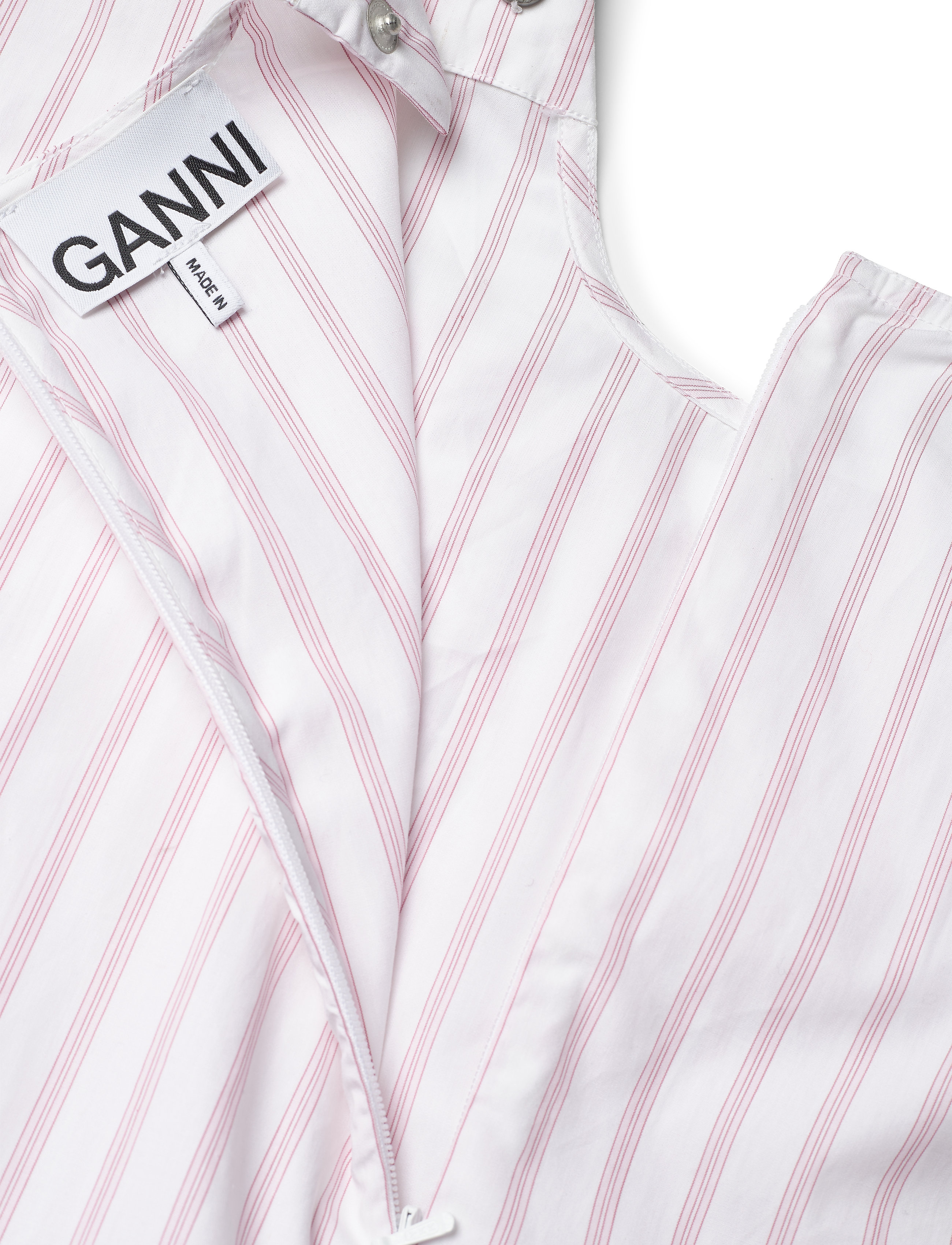 Ganni - Stripe Cotton - cherry blossom - 4