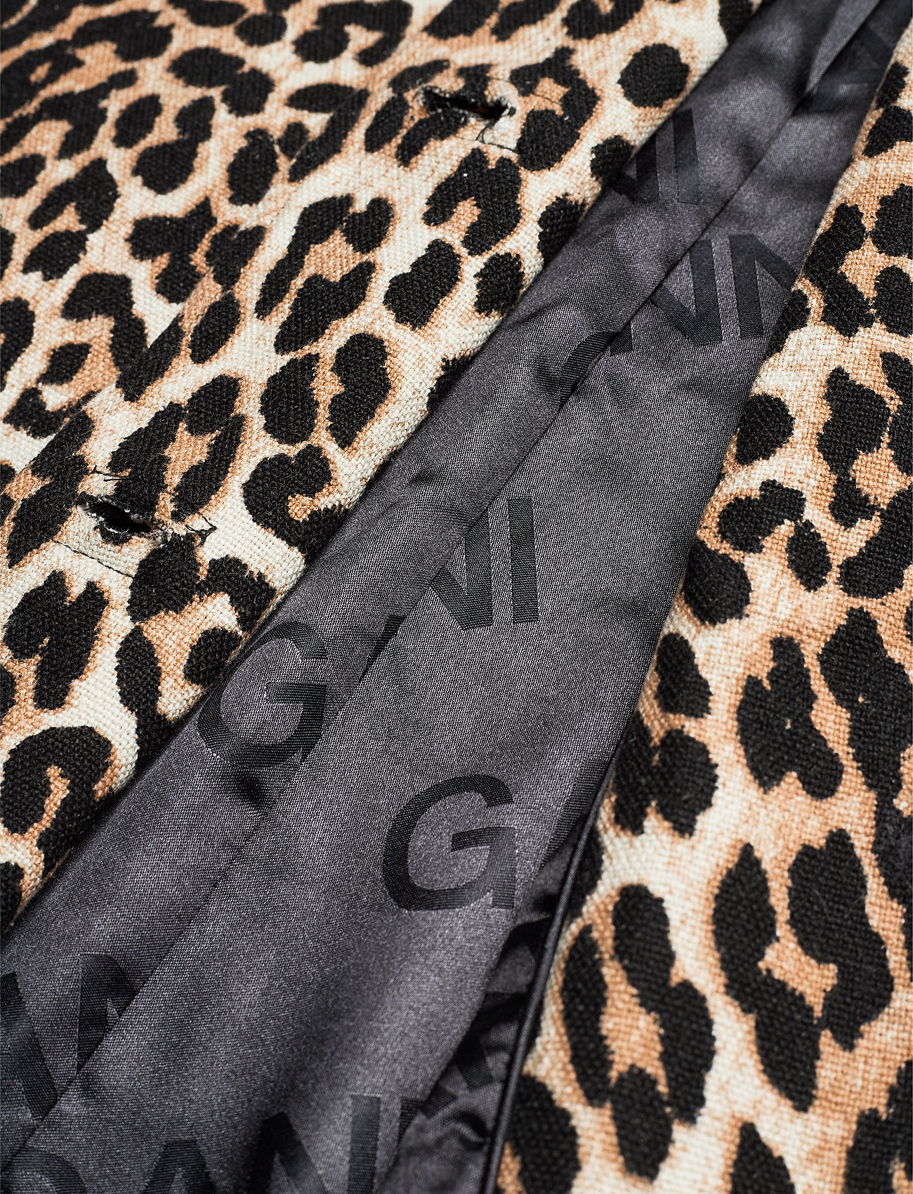 Ganni - Linen Canvas - leopard - 4