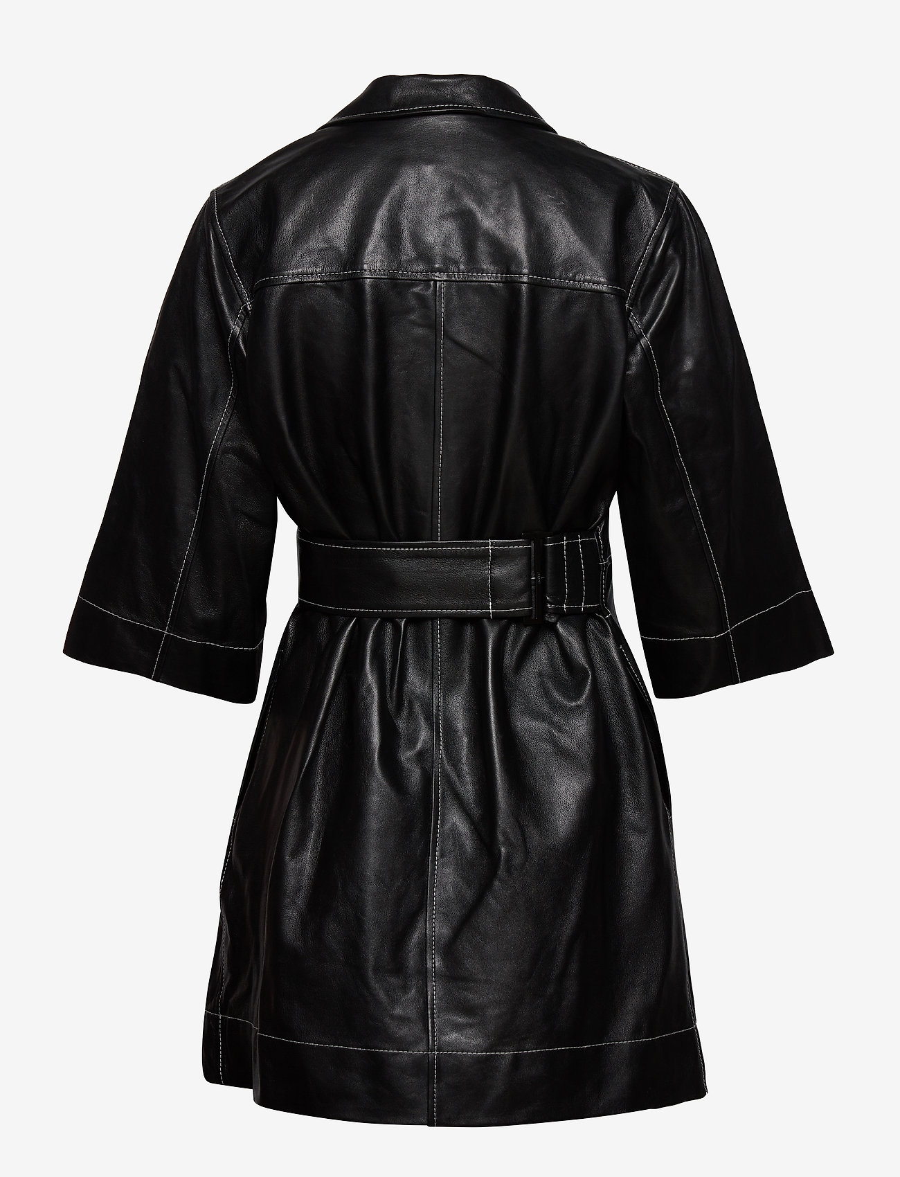 Ganni - Lamb Leather - black - 1