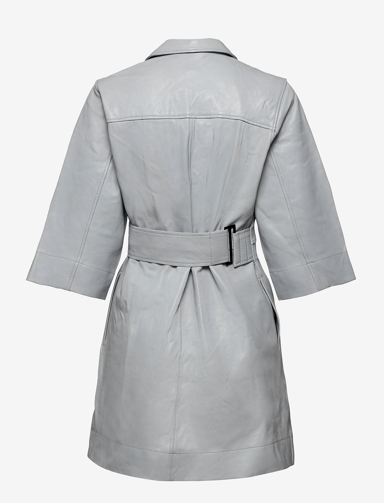 Ganni - Lamb Leather - heather - 1