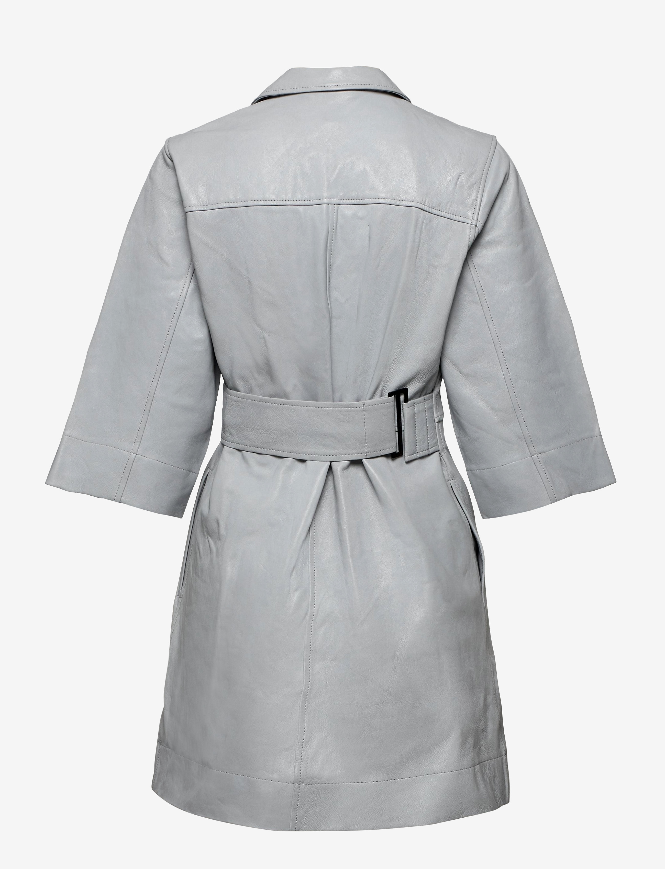 Ganni - Lamb Leather - heather - 1
