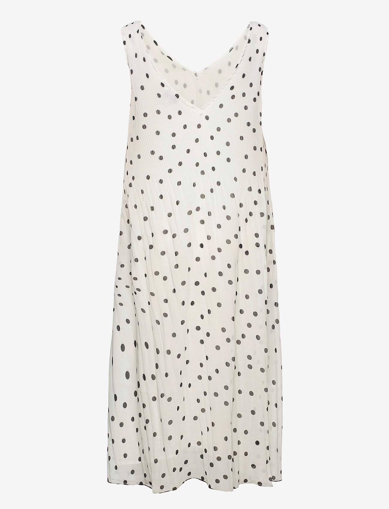 Ganni - Pleated Georgette - egret - 1