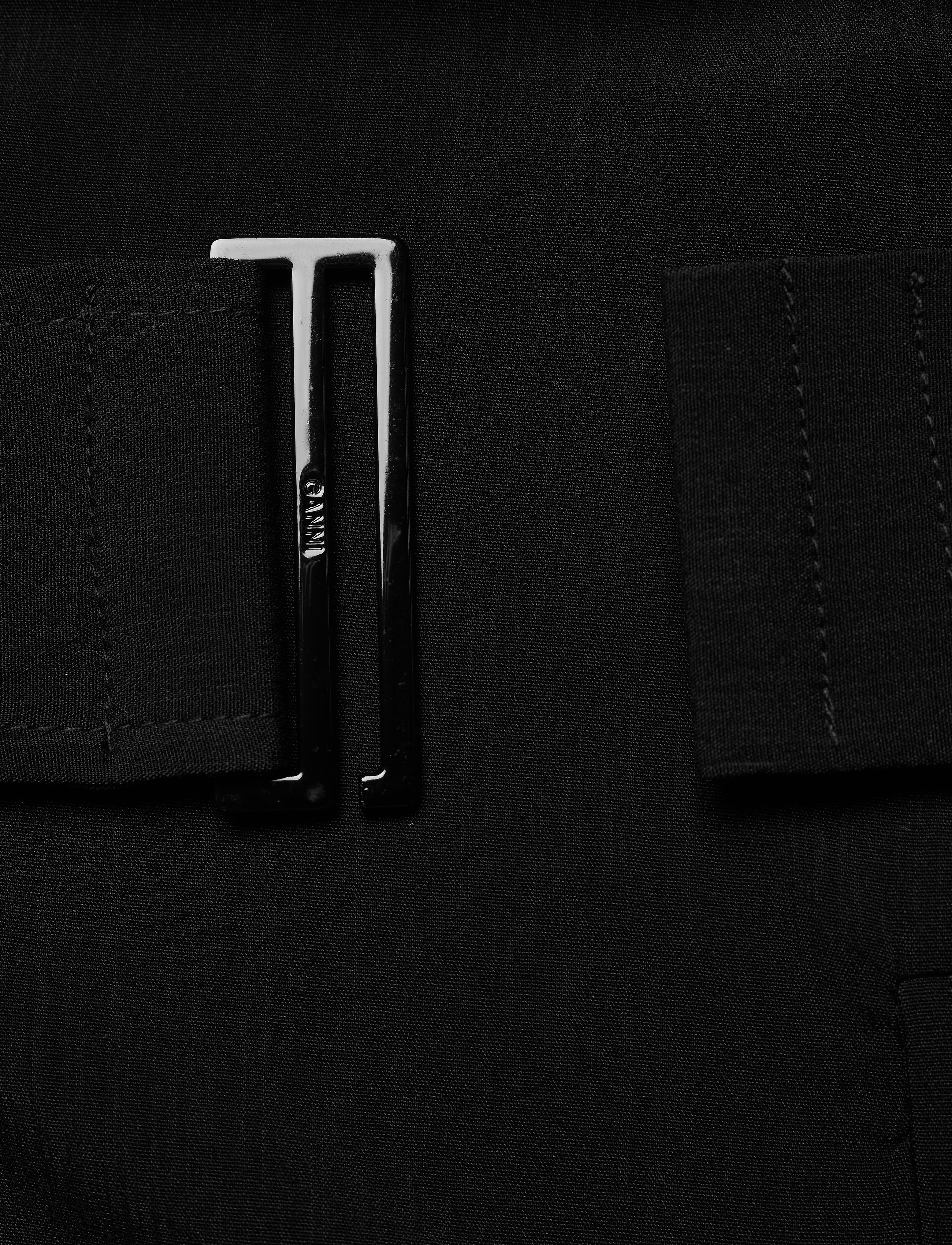 Ganni - Melange Suiting - black - 4