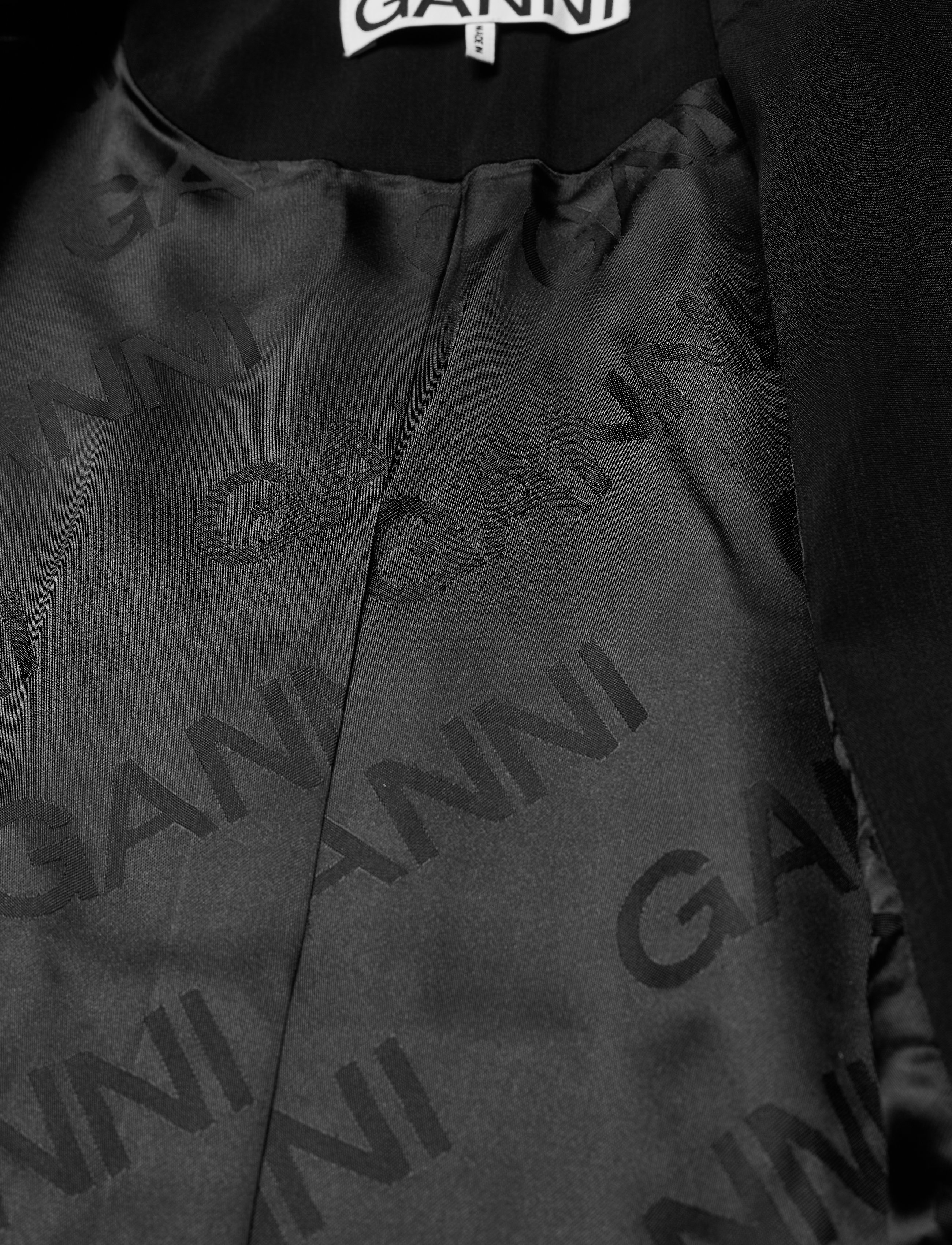 Ganni - Melange Suiting - black - 5