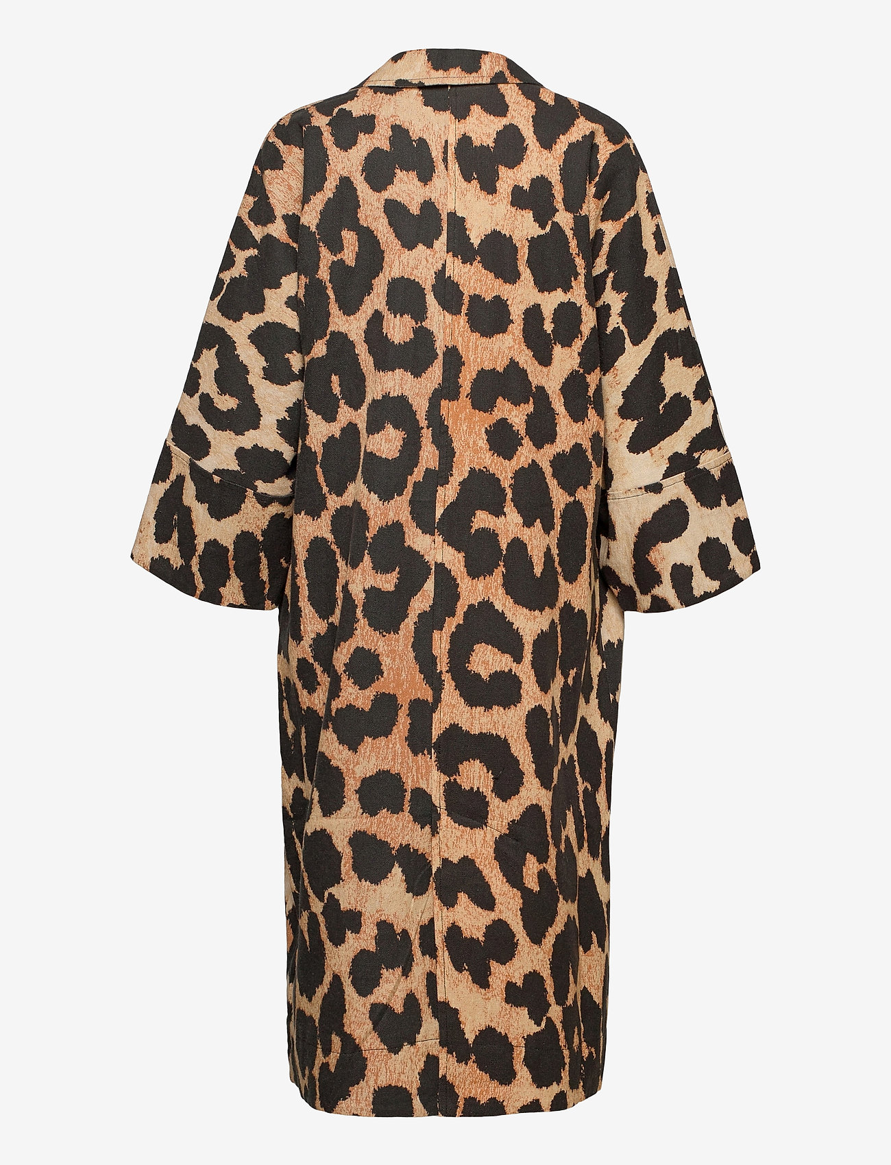 Ganni - Linen Canvas - maxi leopard - 1