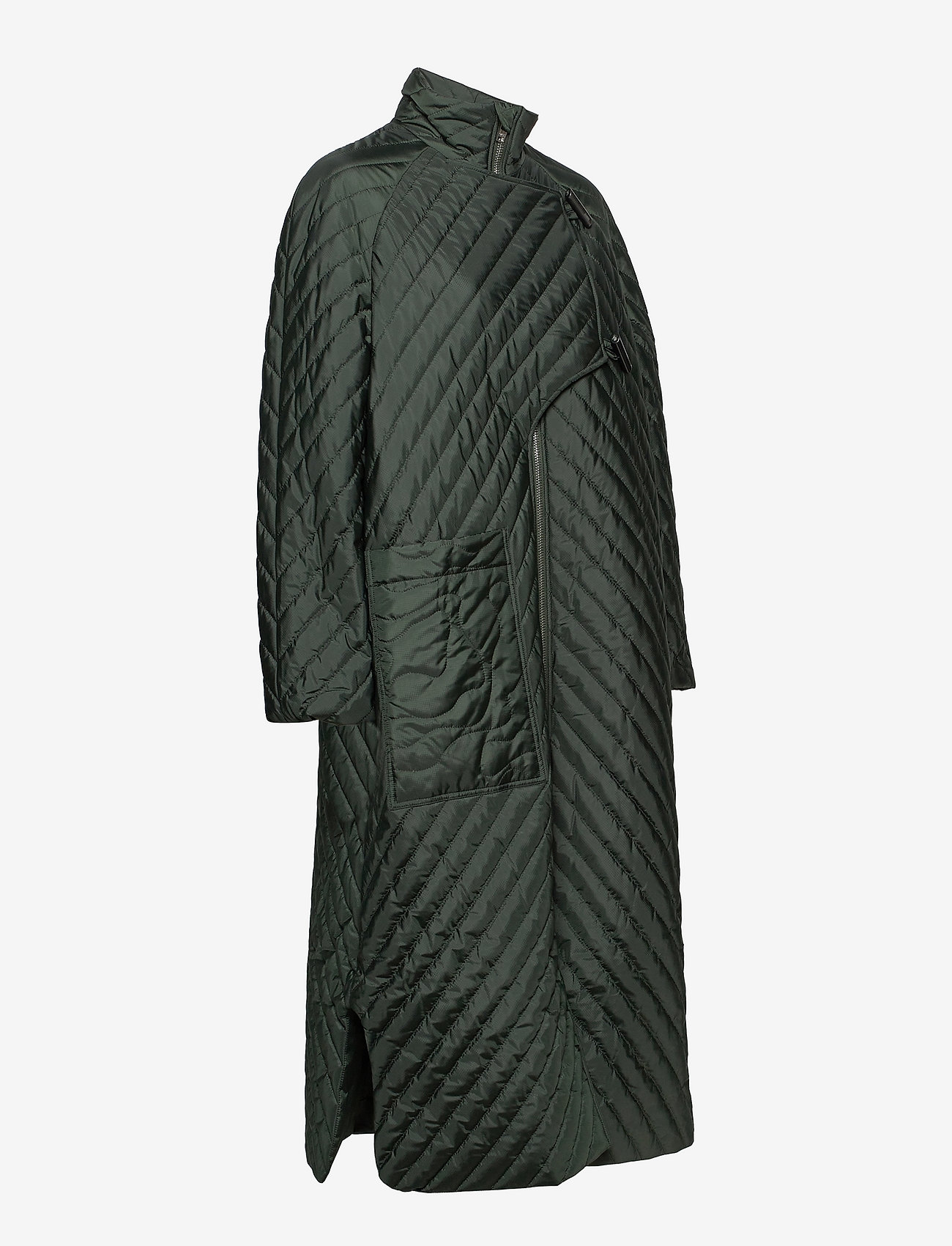 Ganni - Recycled Ripstop Quilt - dark green - 3