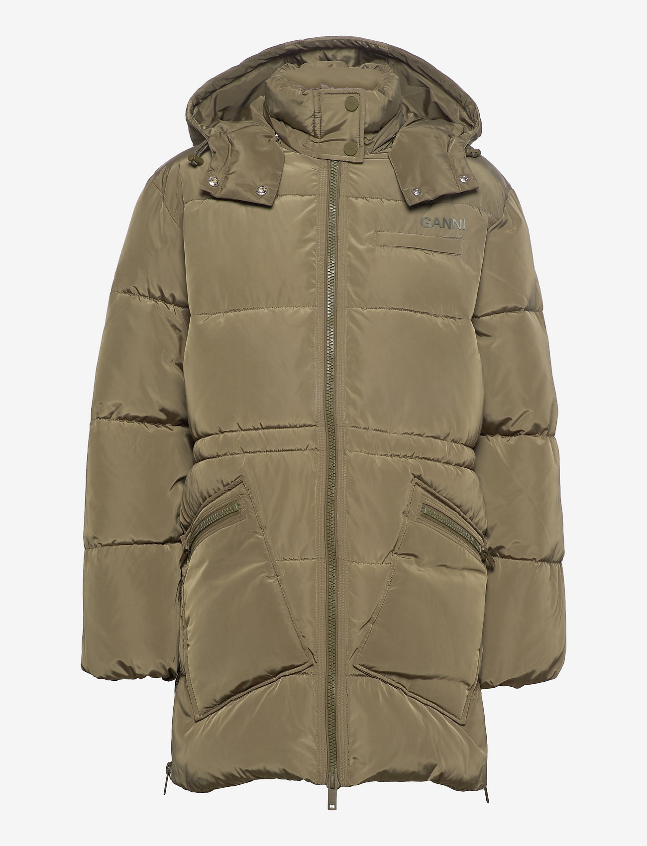 Ganni - Tech Puffer - kalamata - 0