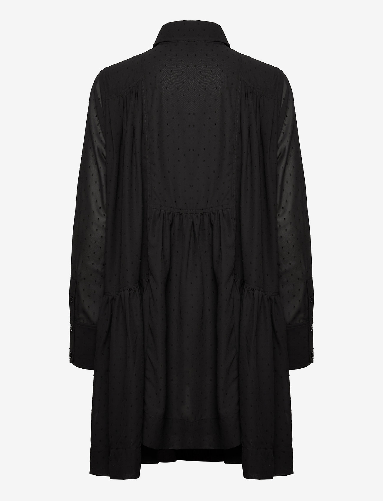 Ganni - Dotted Georgette - black - 1