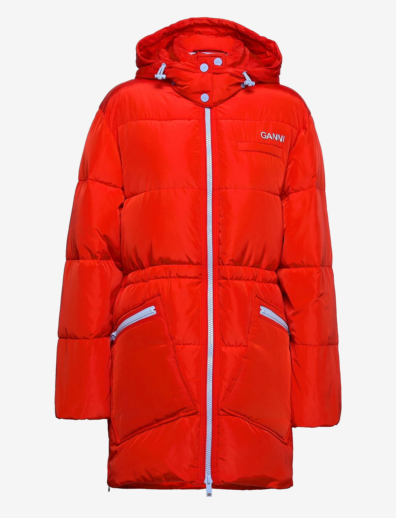 Ganni - Tech Puffer - high risk red - 0