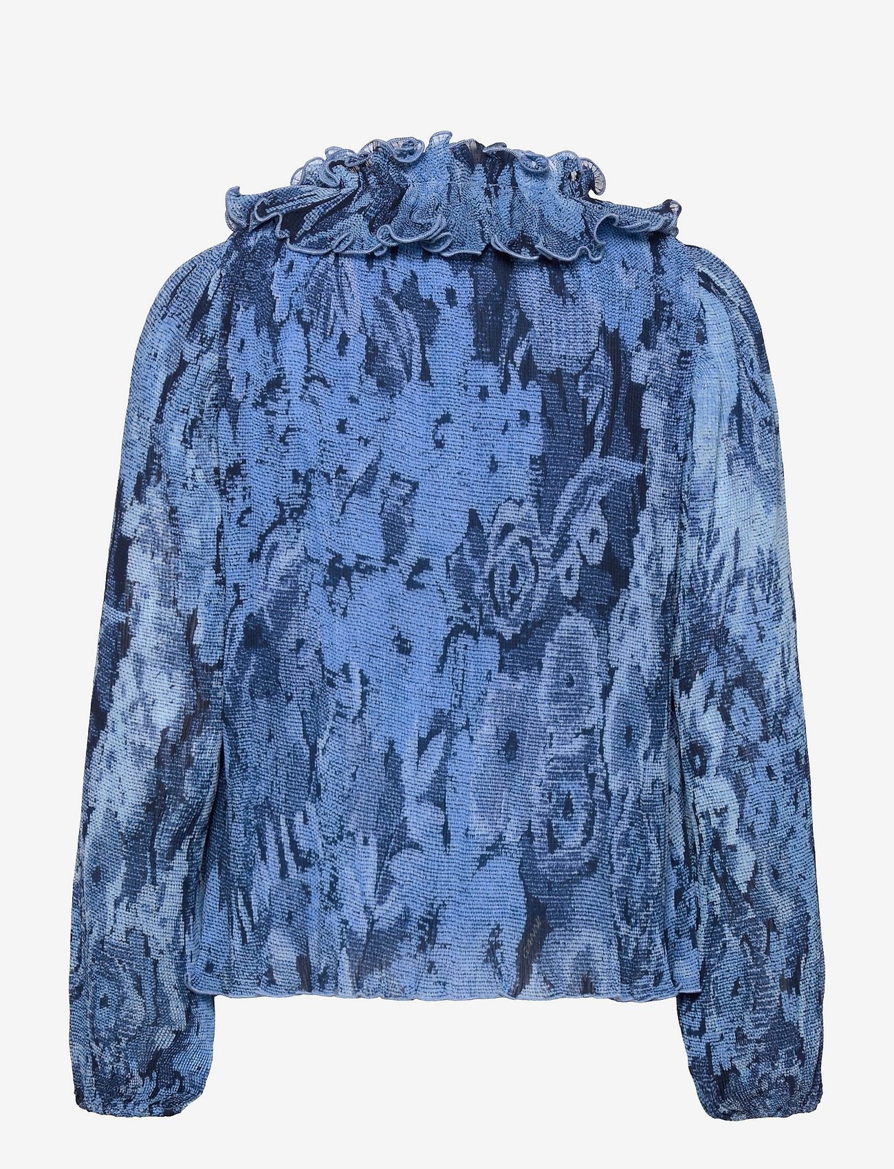 Ganni - Pleated Georgette - placid blue - 1