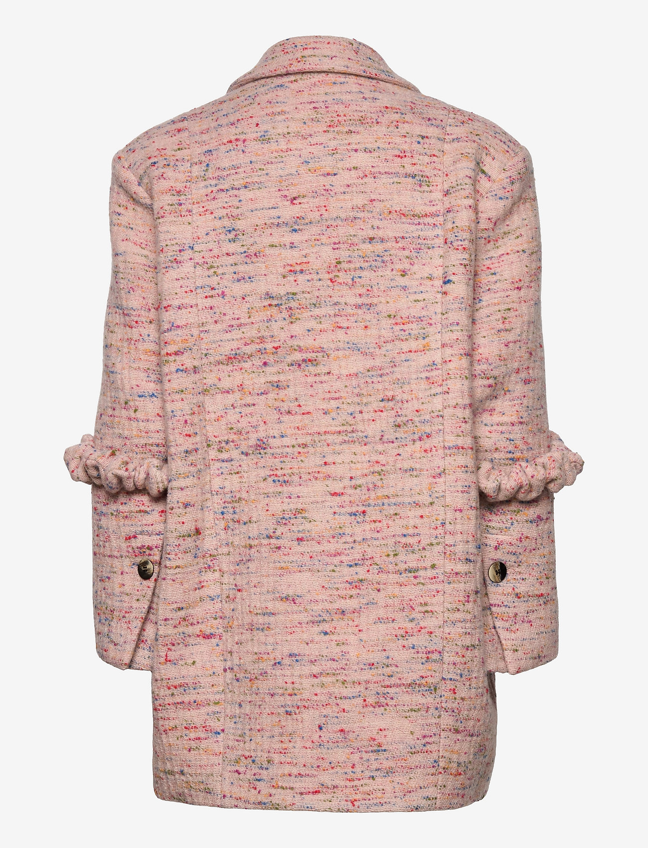 Ganni - Multi Wool Oversized Blazer - light lilac - 1