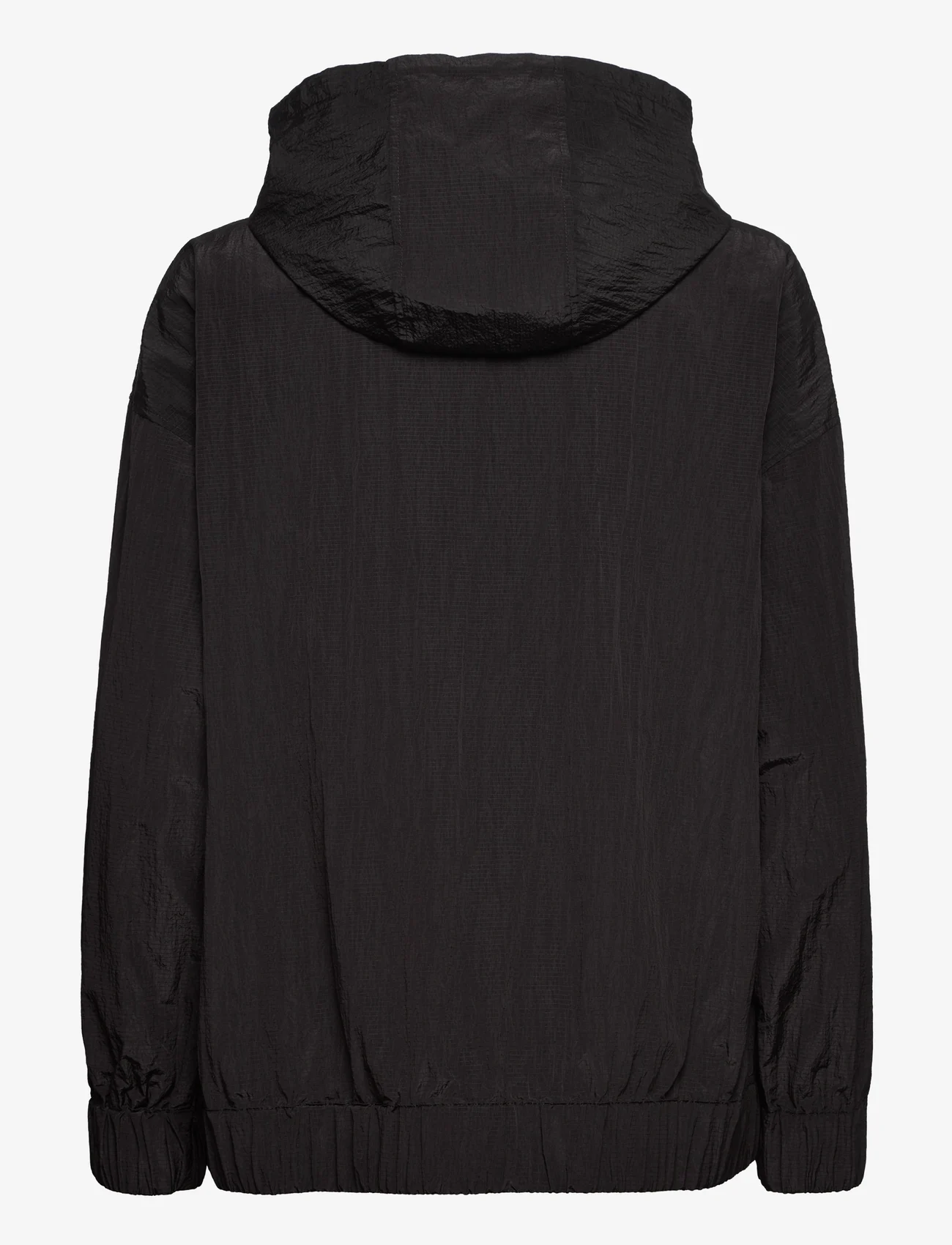 Ganni - Software Light Tech Zip Hoodie - sweatshirts & hoodies - black - 1