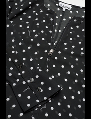 Ganni - Printed Light Crepe LS Maxi Dress - maxikjoler - black - 2
