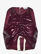 Ganni top sequin top