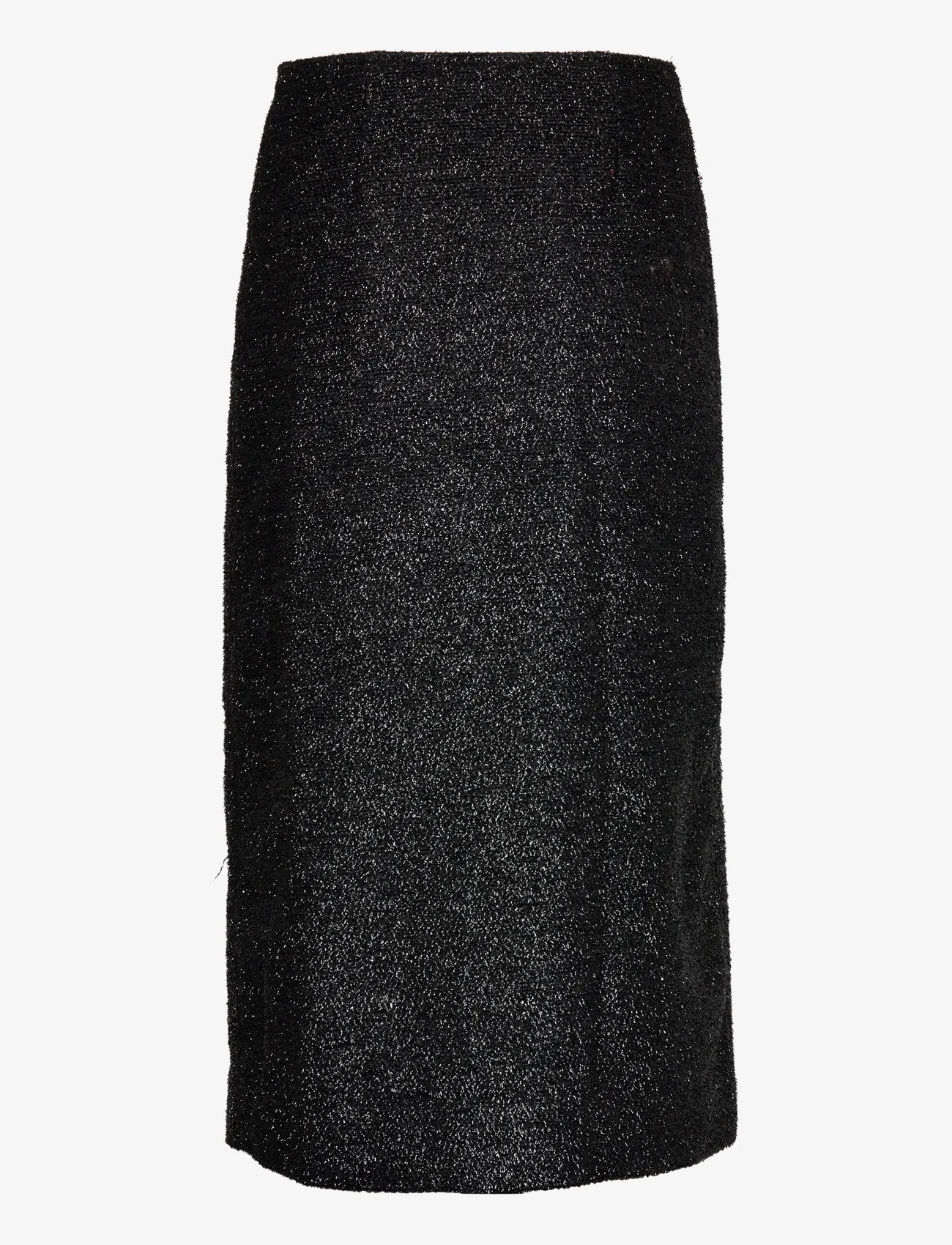 Ganni - Sparkle Wrap Midi Skirt - black - 1