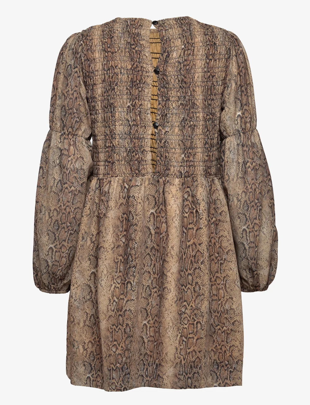 Ganni printed top crepe mini dress