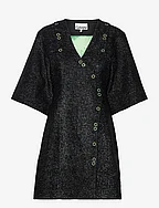 Sparkle Mini Dress - BLACK