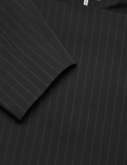 Ganni - Stretch Stripe Cropped Blazer - black - 2