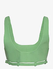 Ganni - Cotton Suiting Top - crop tops - peapod - 1