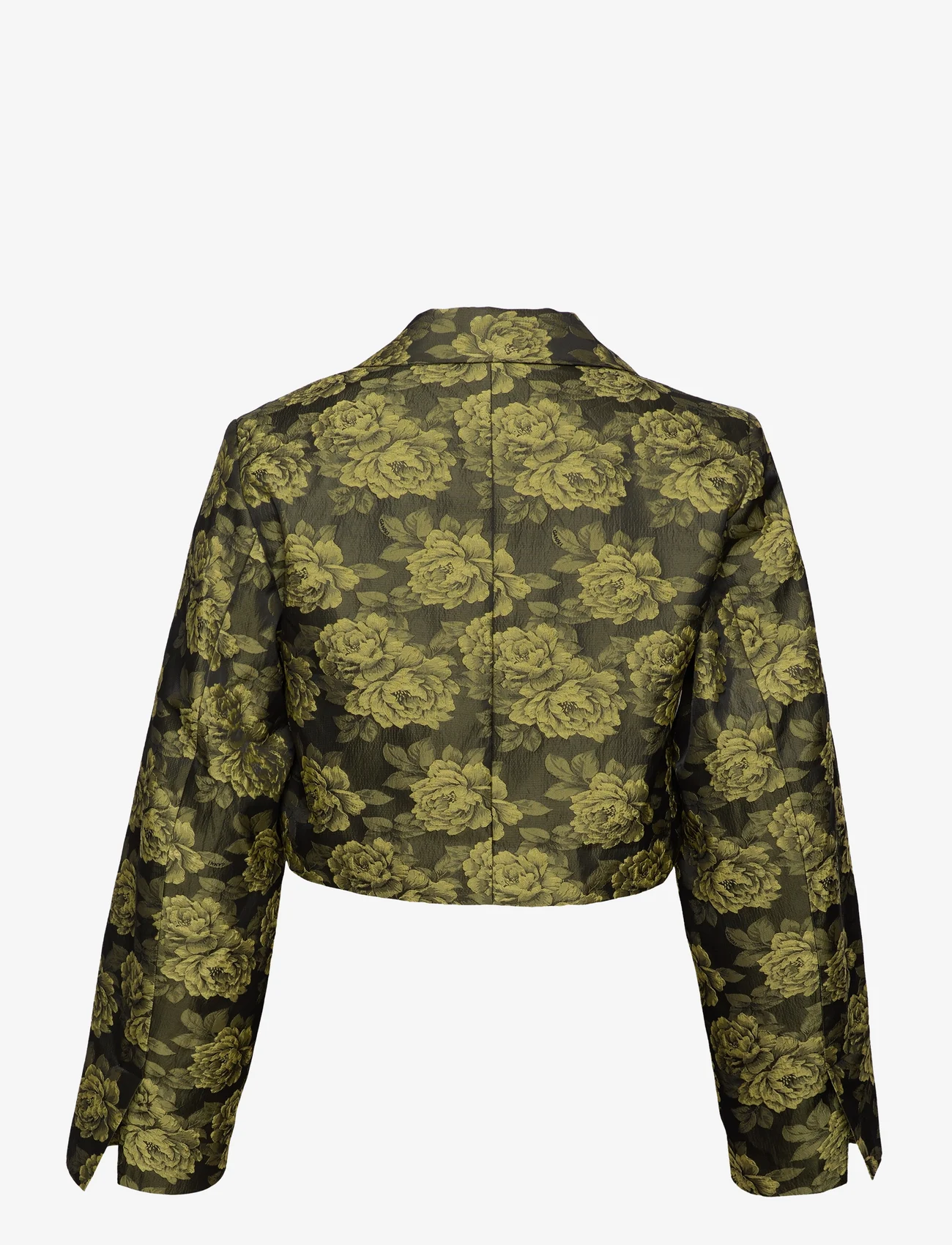 Ganni - Jacquard Suiting - festtøj til outletpriser - lemon zest - 1