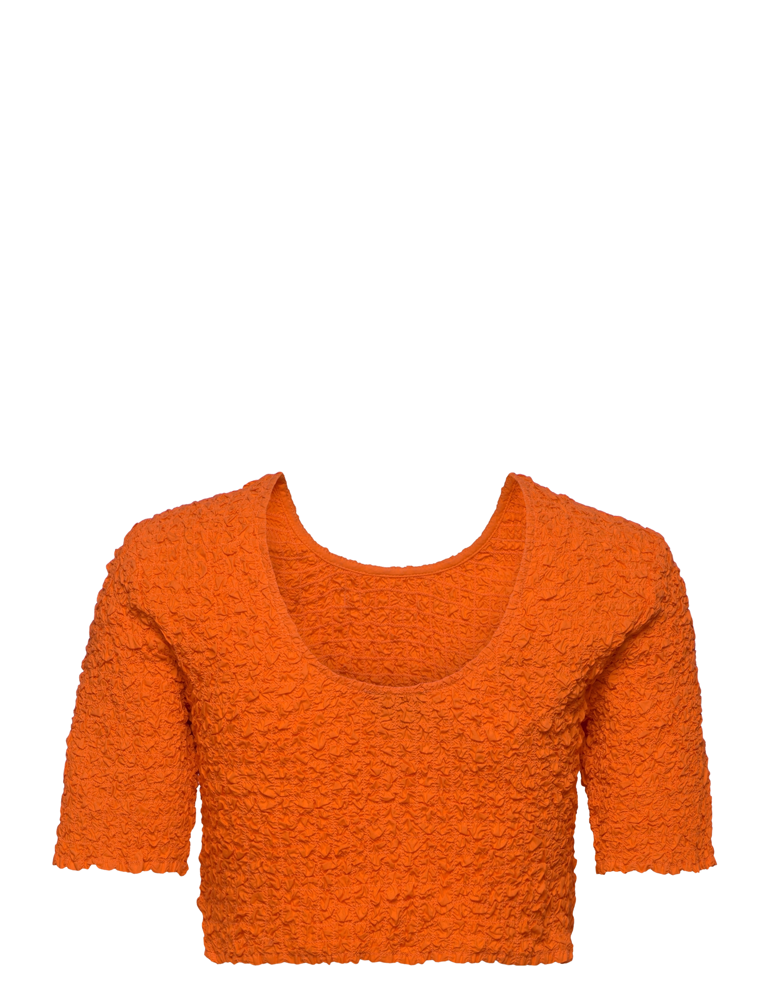 Ganni - Cotton Poplin - t-shirty & zopy - vibrant orange - 1