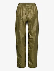 Ganni - Shiny Quilt - straight leg trousers - spaghnum - 1