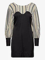 Ganni - Mix Slub Stripe - party wear at outlet prices - lily green - 0
