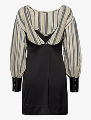Ganni - Mix Slub Stripe - party wear at outlet prices - lily green - 1