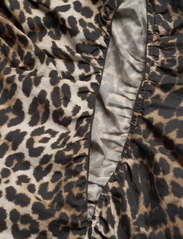 Ganni - Printed Cotton Poplin - bodycon jurken - big leopard almond milk - 3