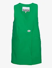 Ganni - Cotton Suiting - festkläder till outletpriser - bright green - 0