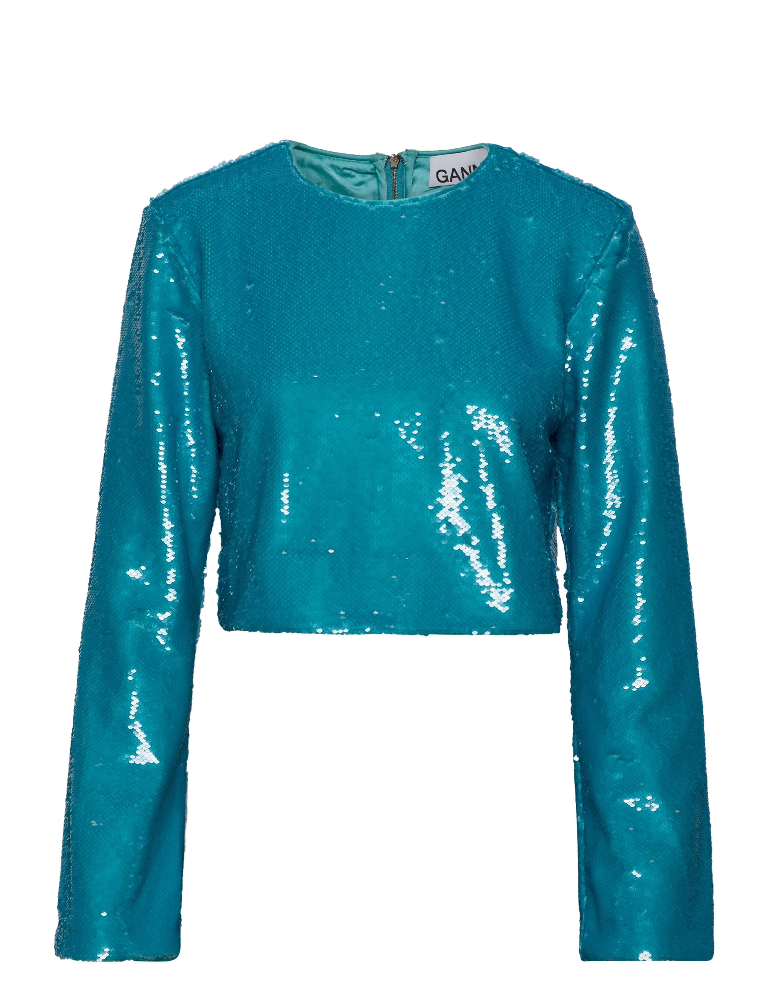 GANNI Sequins Blau - 36 - Damen