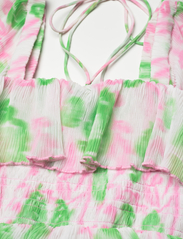 Ganni - Pleated Georgette - midi kjoler - pink tulle - 2