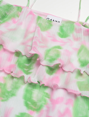 Ganni - Pleated Georgette - korta klänningar - pink tulle - 2