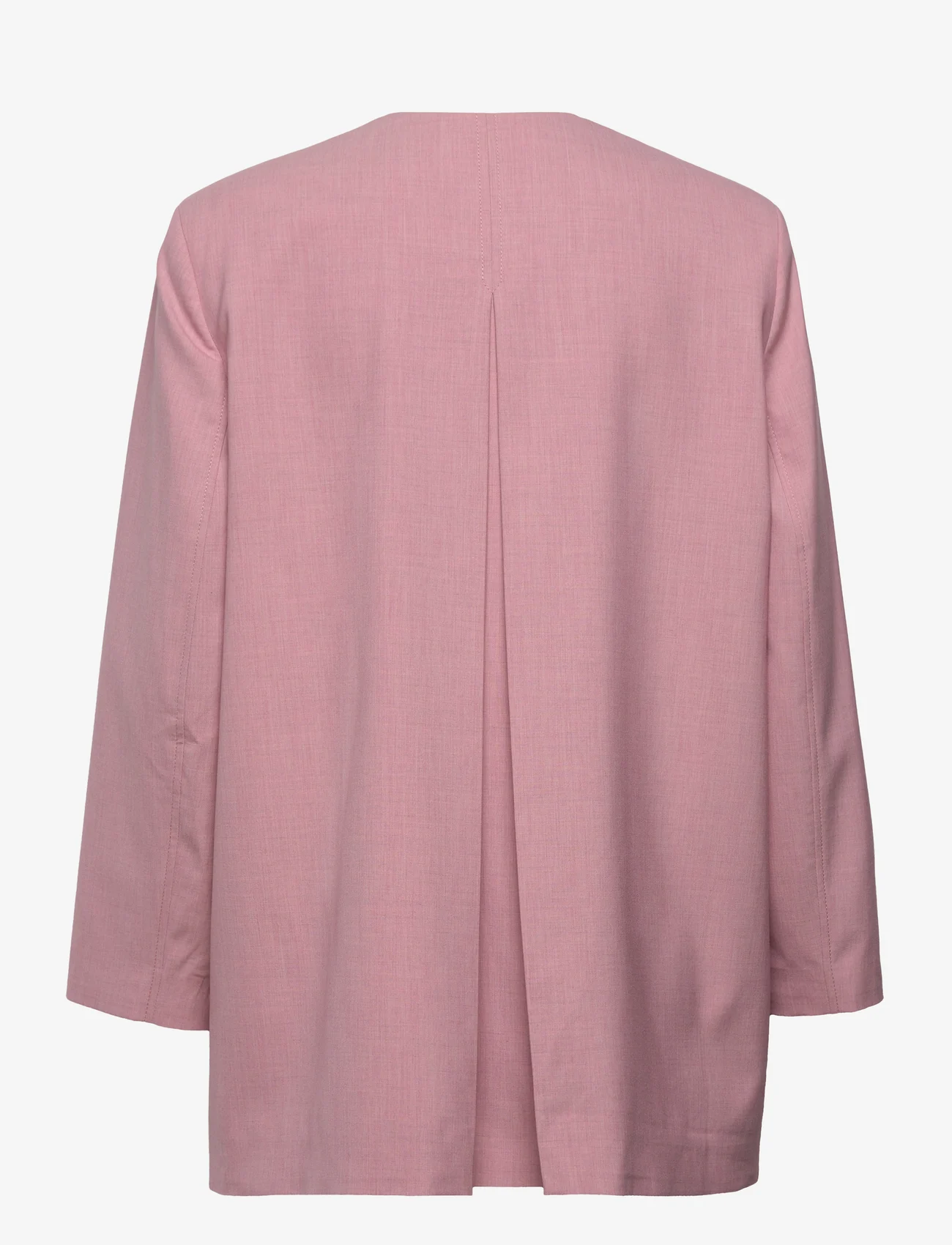 Ganni - Drapey Melange - festkläder till outletpriser - pink tulle - 1
